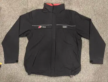Audi S line 나일론 자켓 블랙/레드