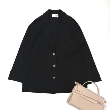 [ 새상품급 ] SHIPS Wai: 니트 자켓 블랙 쉽스 와이