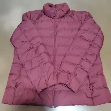 유니클로 여성용 XL 와인 레드 다운 자켓