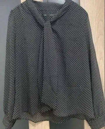 IENA 이에나 도트 보타이 블라우스