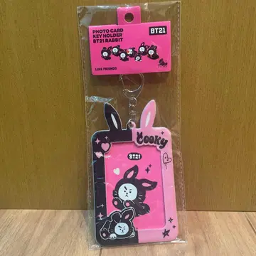 BT21 쿠키 정국 트레이딩 카드 케이스 카드 케이스 키링