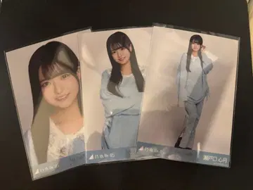 세토구치 신츠키 노기자카46 카라 부착 코디 브로마이드 3종 컴프