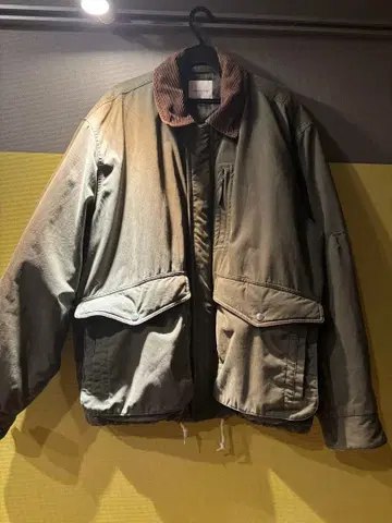 프릭스스토어 옷깃 코듀로이 절개 코튼 나일론 블루종