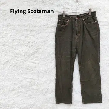 플라잉 스코츠맨 코듀로이 팬츠 카키 M 코튼