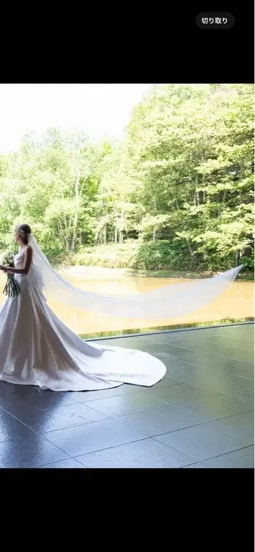 웨딩 베일 화이트