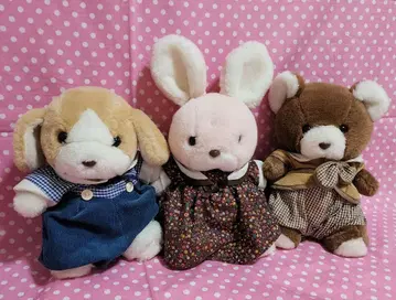 1980년-1990년대 쇼와 레트로 애니멀 봉제 인형