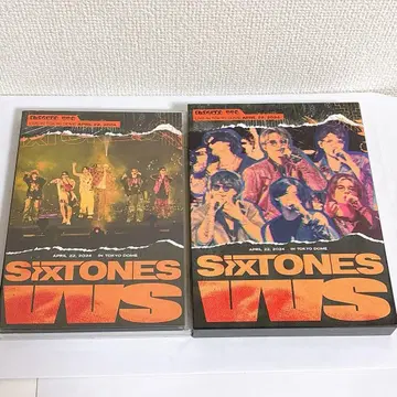 SixTONES Blu-ray VVS 2장 세트