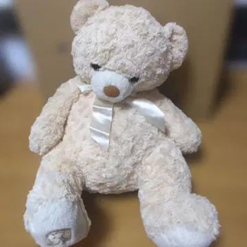 곰돌이 베이지 봉제 인형 2017년 한정판