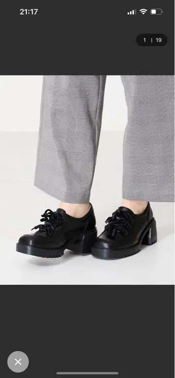 orientaltraffic 벨로아 리본 통굽 신발