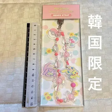 한국 한정 포켓몬 공식 비즈 스트랩 피카츄 야돈 pokemon
