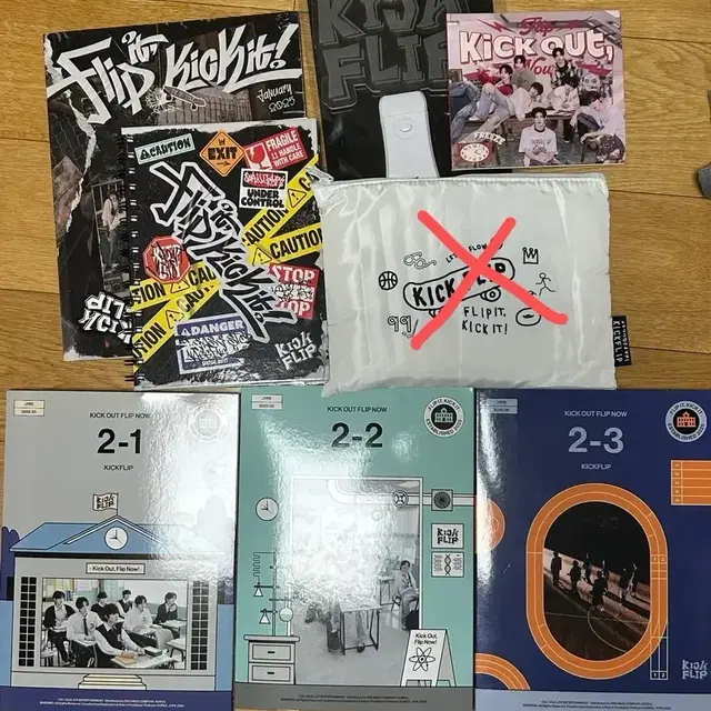 킥플립 응원봉 개봉앨범