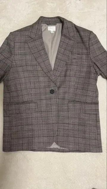 자켓 그레이 브라운