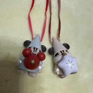 릴린린 2025 디즈니 크리스마스 캡슐 토이 2개 세트