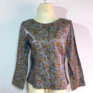 GIANNI LO GIUDICE 플라워 프린트 블라우스 [ 42 LL ]