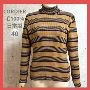 콜 디어 모 100% 일본제 [ L ] 터틀넥 스웨터 보더