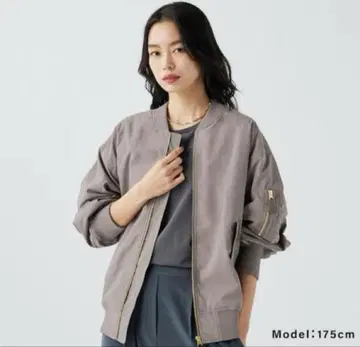 PLST 플라스테 MA-1 블루종 M 카키 충전솜 없음