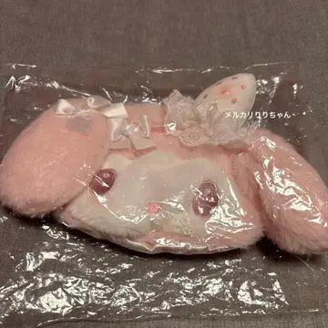 [ 익명 배송 ] 마이멜로디 화이트 딸기 티타임 시리즈 사코슈