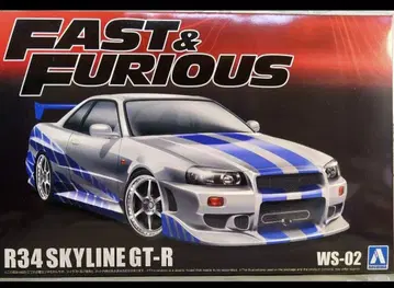 1/24 와일드 스피도 R34 스카이라인 GT-R