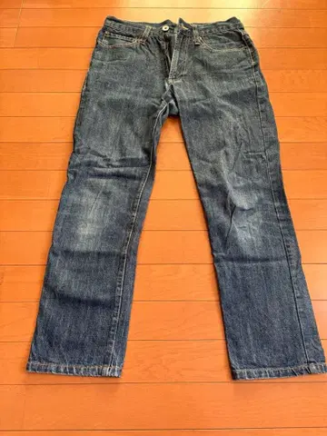 데님 팬츠 스트레이트 레그 32 x 34cm