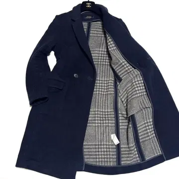relume 레리움 더블 브레스트 체스터 코트 가을/겨울 네이비
