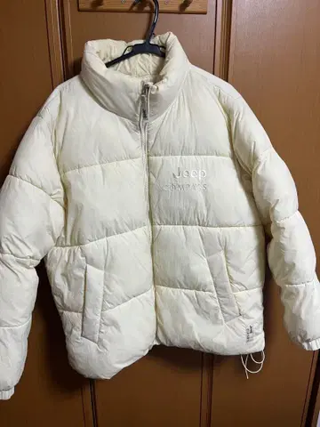 Jeep COMPASS 다운 자켓 아이보리