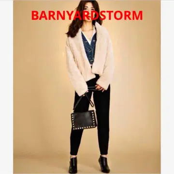 2회 착용 BARNYARDSTORM 카르제 ZIP 팬츠 블랙