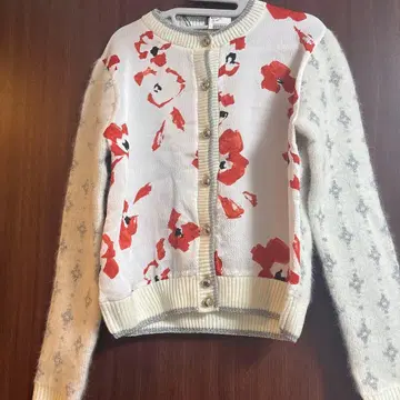 Adornis 꽃무늬 가디건