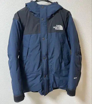 THE NORTH FACE 후드 부착 다운 자켓 네이비