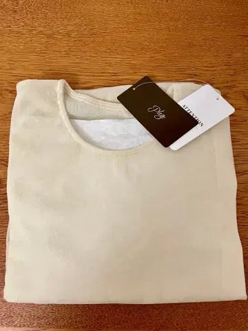 plage 플라주 택 포함 새상품 플로키 시어 아론 T 베이지