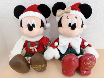 크리스마스 미키 미니 봉제 인형 2025 디즈니랜드