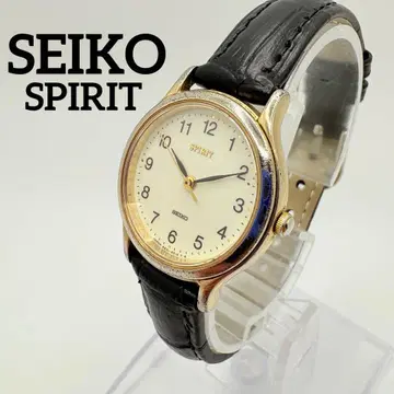 세이코 SEIKO 손목시계 작동 새상품 배터리 SPIRIT 스피릿 라운드