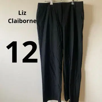 Liz Claiborne 슬랙스 [12] 블랙 심플
