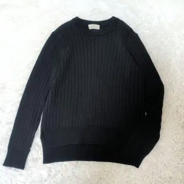 [ 미사용급 ] 두지엠 클라세 리브 니트 블랙