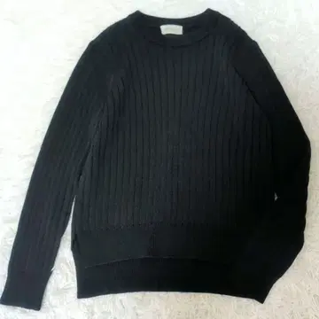 [ 미사용급 ] 두지엠 클라세 리브 니트 블랙