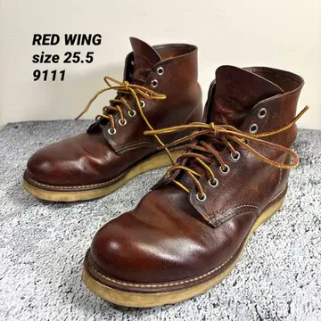 단종 Red Wing 레드윙 워크 부츠 9111 가죽 25.5