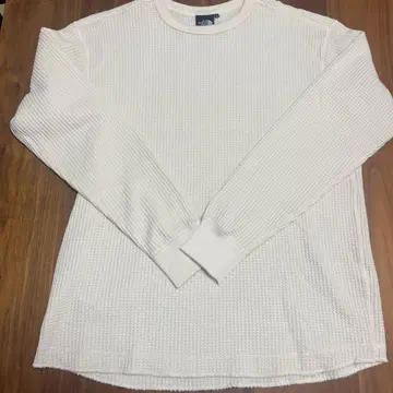 THE NORTH FACE 와플 원단 L 사이즈 화이트