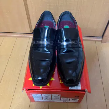 블랙 스트레이트 팁 비즈니스 슈즈