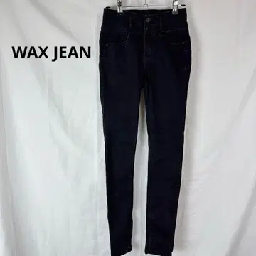 WAX JEAN 블랙 스키니 팬츠 코튼 혼방 심플 팬츠 바지