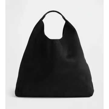 GAP 비건 스웨이드 슬라우치 토트백