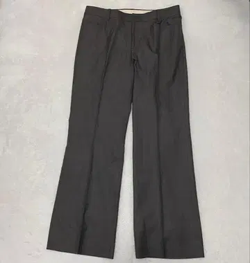 NEWYORKER 슬랙스 스트라이프 그레이 L 사이즈