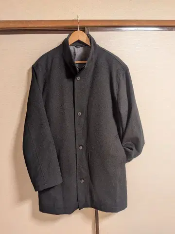 새상품급 캐시미어 코트 블랙 LL 사이즈