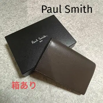 Paul Smith 브라운 가죽 명함지갑