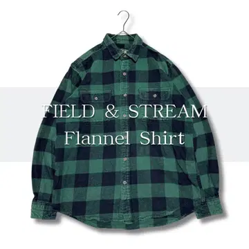 FIELD & STREAM L-TALL 버팔로 체크 플란넬