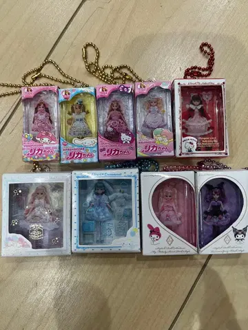 키티 산리오 리카짱 캡슐 토이 가챠가챠 세트