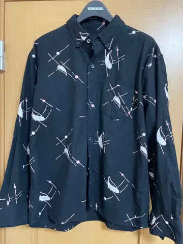 RATS ATOMIC PRINT FLANNEL B.D SHIRT