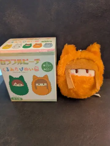 컬러풀 피치 [에토] 호두 싸개 봉제 인형 마스코트 키링