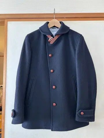 URBAN RESEARCH 네이비 울 피코트 M