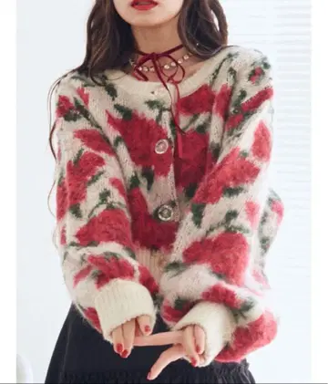 jouetie 패턴 2WAY 가디건