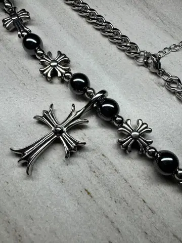 리버서블 고딕 펑크 목걸이