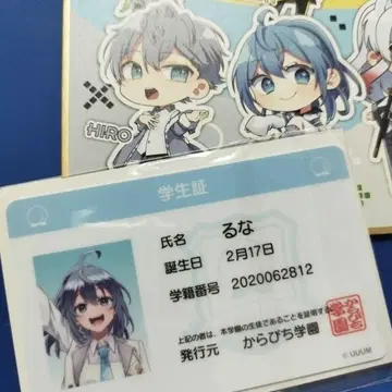 컬러풀 피치 카라피치 파라다이스 파라피치 루나 학생증